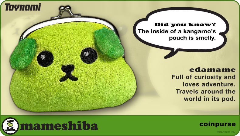 Mameshiba Coin Purse - Edamame
