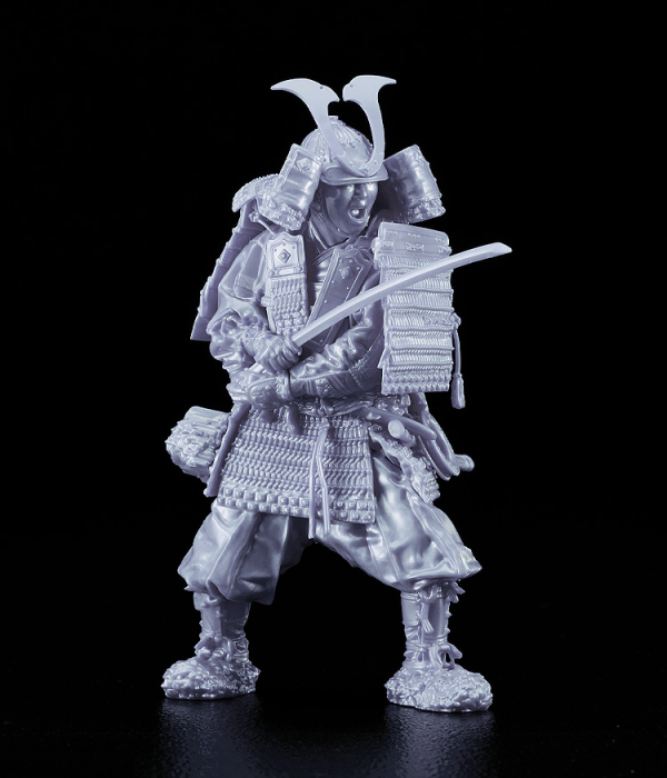 GOOD SMILE COMPANY PLAMAX 1/12 Kamakura Period Armored Warrior: Silver Color Edition(4545784014660)(4545784014660)