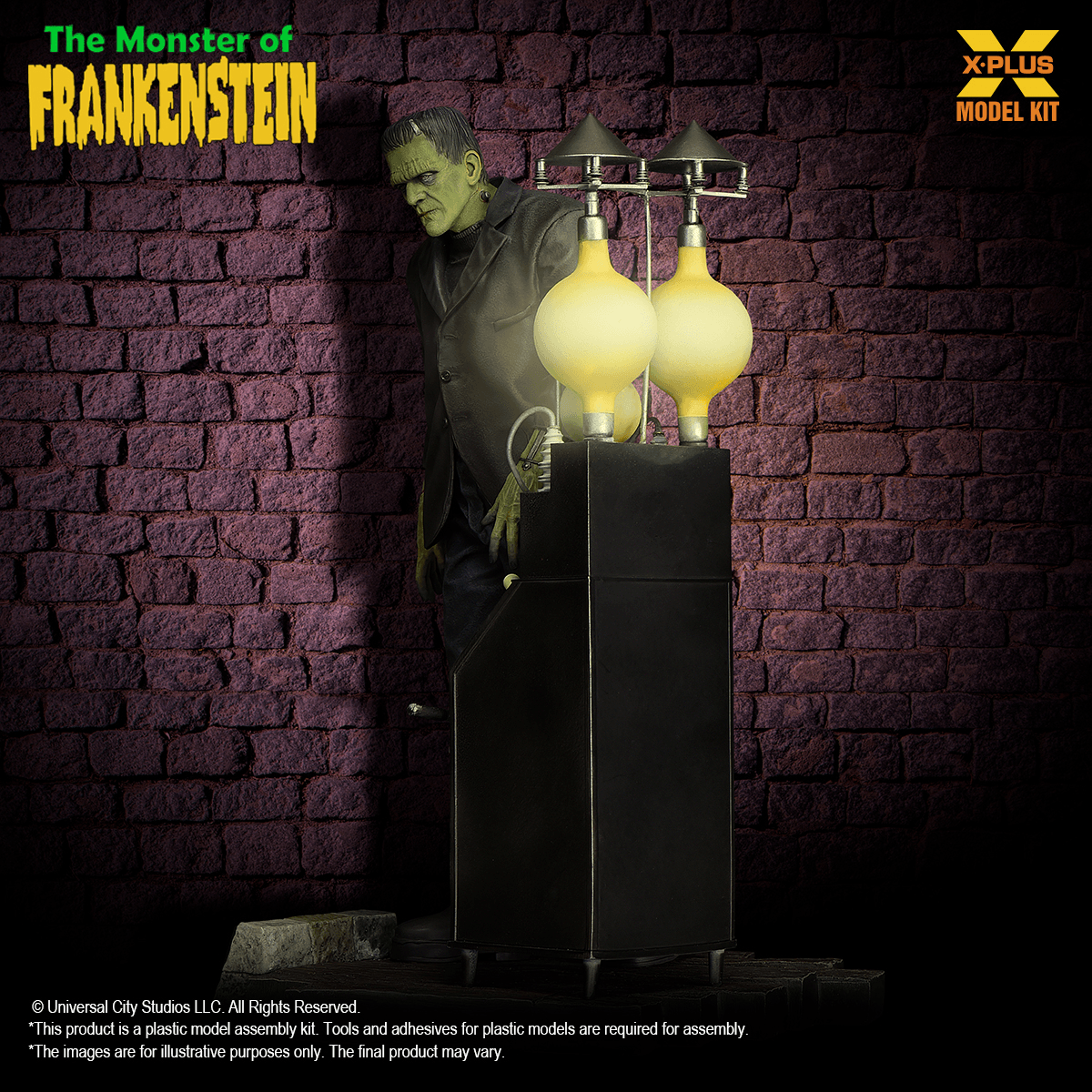 1/8 Scale The Monster of Frankenstein Plastic Model Kit | 4532149023580