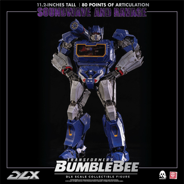 Three Zero Transformers: Bumblebee - DLX Soundwave and Ravage | 4897056202627