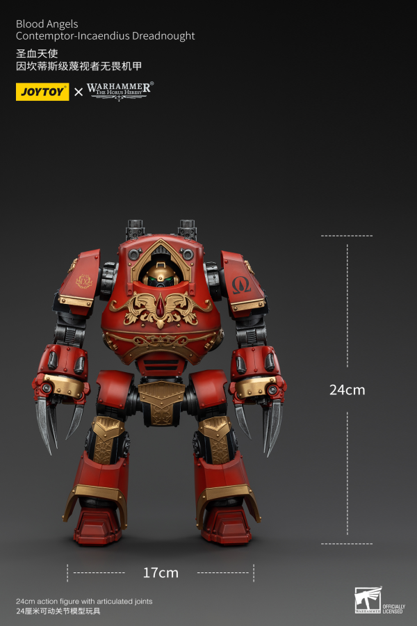 JOYTOY Blood Angels Contemptor-Incaendius Dreadnought | 6927054400737