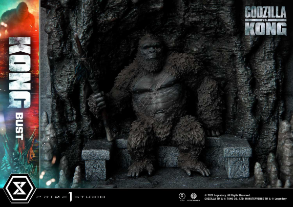 Prime 1 Studio Life Size Bust Godzilla vs Kong (Film) Kong | 4580708032122