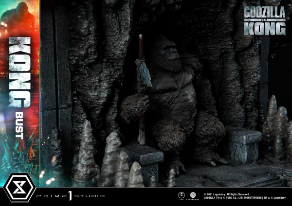 Prime 1 Studio Life Size Bust Godzilla vs Kong (Film) Kong | 4580708032122
