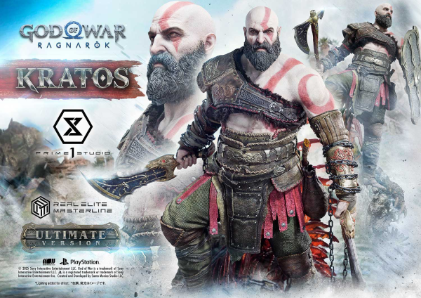 Prime 1 Studio Real Elite Masterline God of War: Ragnarok Kratos Ultimate Version | 4582647120793