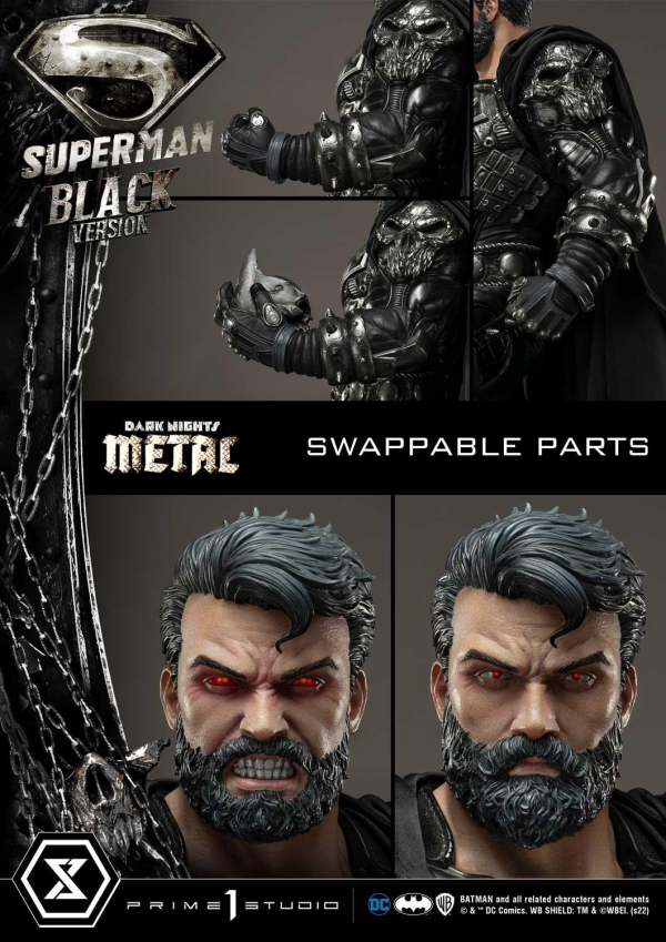 Prime 1 Studio Museum Masterline Dark Nights: Metal (Comics) Superman Black Version | 4580708043500