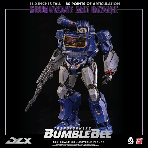 Three Zero Transformers: Bumblebee - DLX Soundwave and Ravage | 4897056202627