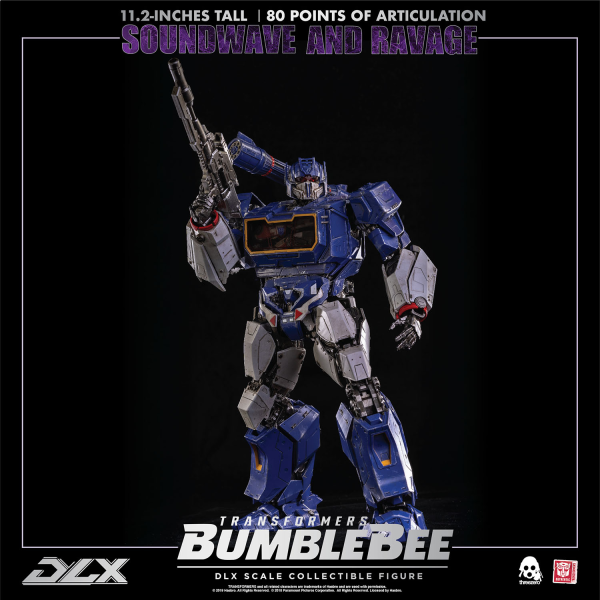 Three Zero Transformers: Bumblebee - DLX Soundwave and Ravage | 4897056202627