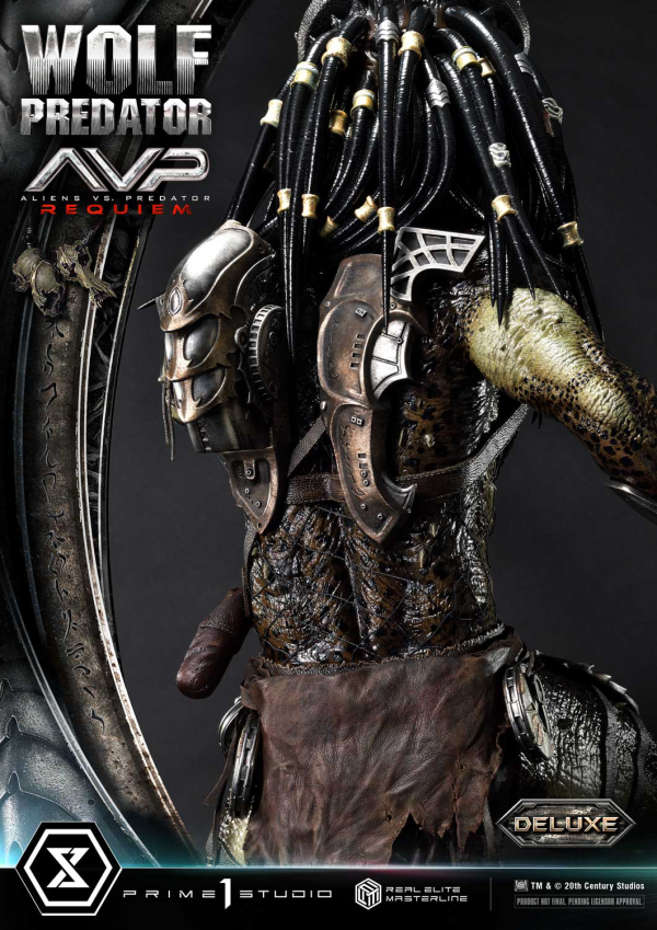 Prime 1 Studio Real Elite Masterline Aliens vs. Predator: Requiem Wolf Predator DX Bonus Version | 4582647121646