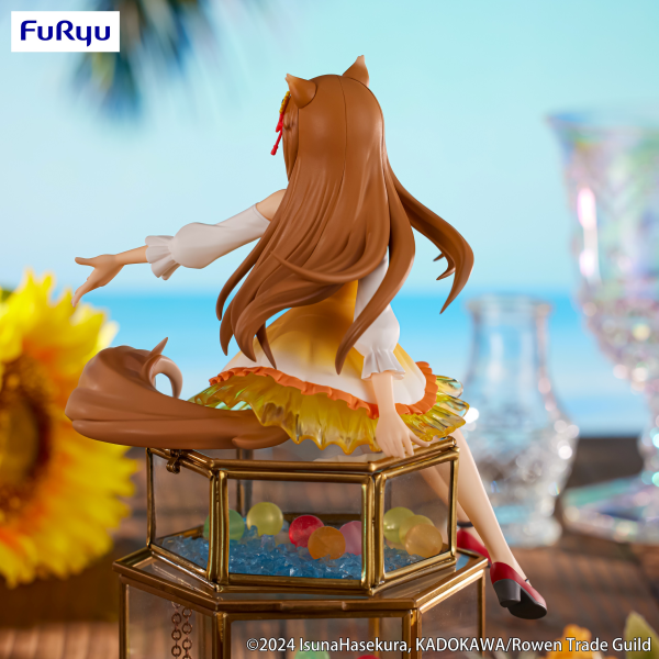 FURYU Corporation Spice and Wolf Noodle Stopper Figure -Holo Sunflower Dress ver.- | 4582655074996