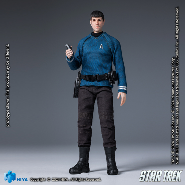 HIYA Toys Exquisite Super Series 1/12 Scale STAR TREK 2009 Spock(6957534202841)