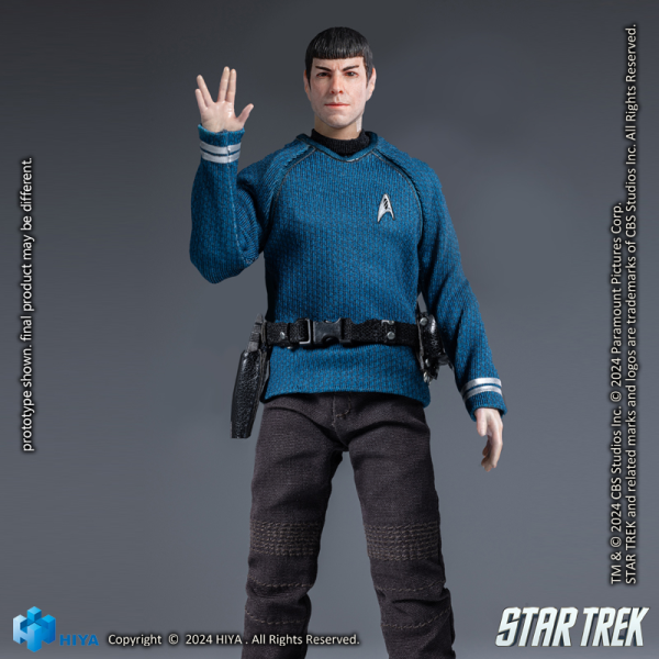 HIYA Toys Exquisite Super Series 1/12 Scale STAR TREK 2009 Spock(6957534202841)