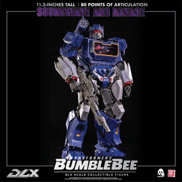 Three Zero Transformers: Bumblebee - DLX Soundwave and Ravage | 4897056202627