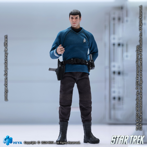 HIYA Toys Exquisite Super Series 1/12 Scale STAR TREK 2009 Spock(6957534202841)
