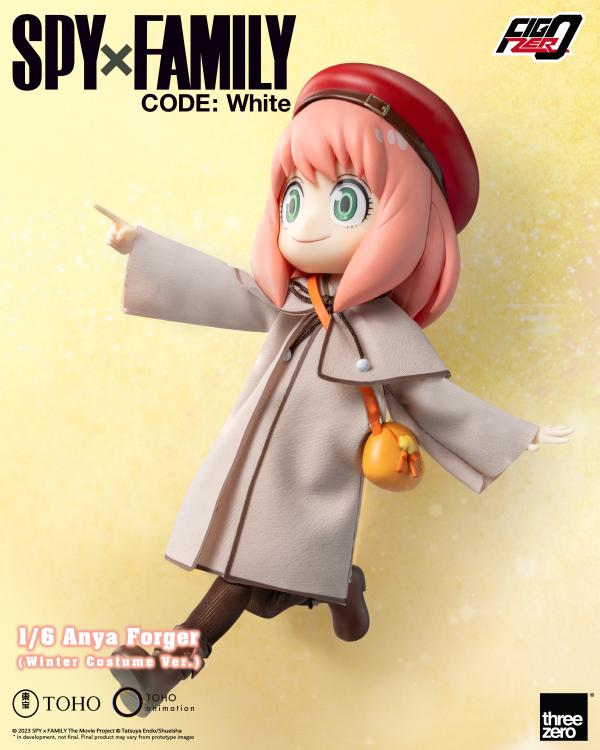 threezero SPY×FAMILY CODE: White - FigZero 1/6 Anya Forger (Winter Costume Ver.) | 4895250811218