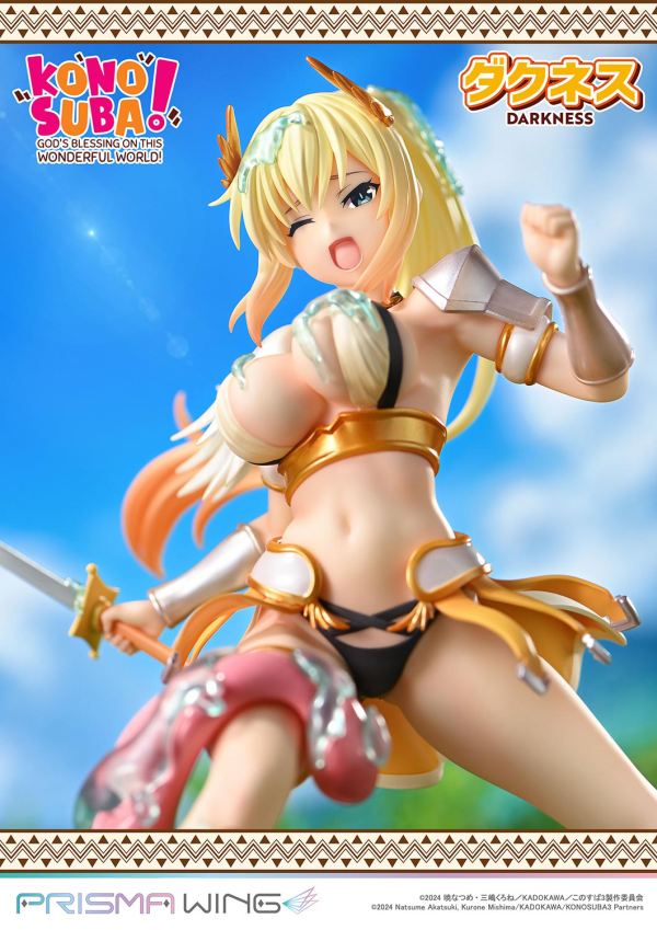 Prime 1 Studio PRISMA WING The anime KONOSUBA -God's blessing on this wonderful world! DARKNESS 1/7 Scale Pre-Painted Figure(4582647121769)