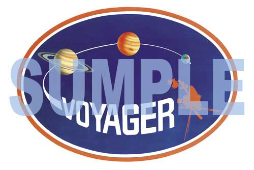 Hasegawa 1/48 Unmanned Space Probe VOYAGER w/Mission Emblem Patch | 4967834524354