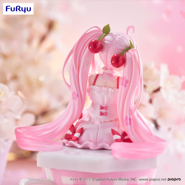 FuRyu Hatsune Miku Noodle Stopper Figure -Sakura Miku 2025- | 4582782366773