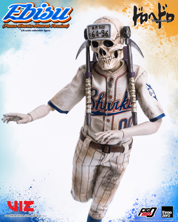 threezero Dorohedoro - FigZero Ebisu (Peace Sharks Mascot Version) | 4895250815391
