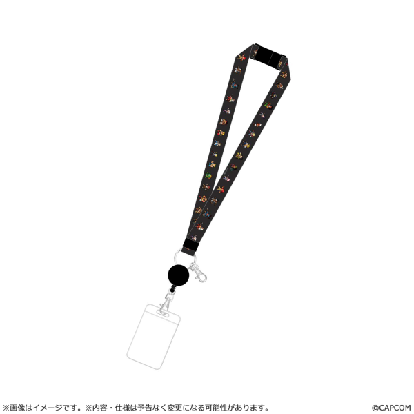 CAPCOM Street Fighter 6 pixel art pass holder with reel | 4976219134545