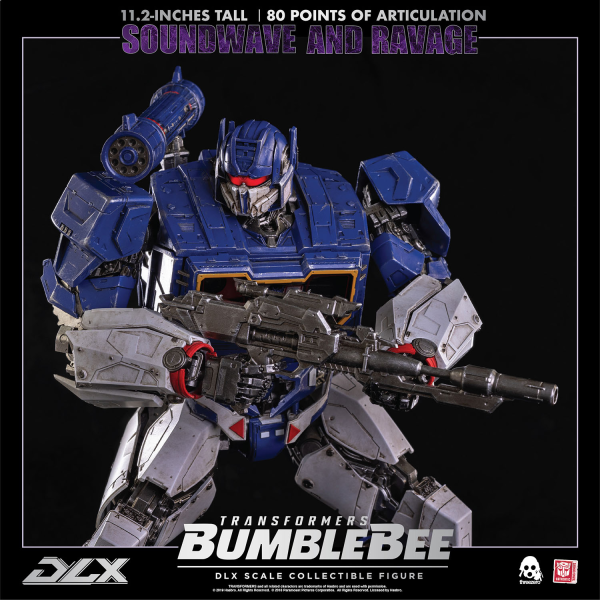 Three Zero Transformers: Bumblebee - DLX Soundwave and Ravage | 4897056202627