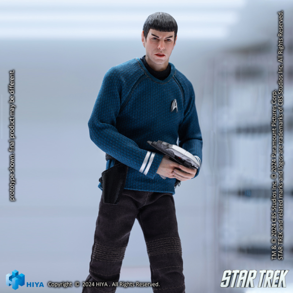 HIYA Toys Exquisite Super Series 1/12 Scale STAR TREK 2009 Spock(6957534202841)