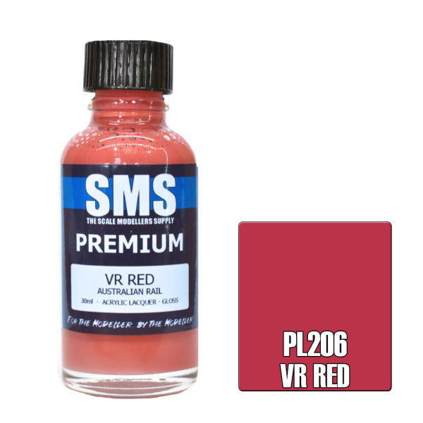 The Scale Modellers Supply (SMS) Premium VR RED 30ml | 744109798184