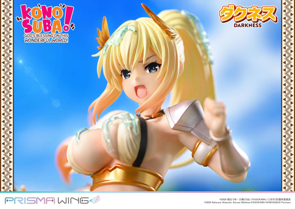 Prime 1 Studio PRISMA WING The anime KONOSUBA -God's blessing on this wonderful world! DARKNESS 1/7 Scale Pre-Painted Figure(4582647121769)