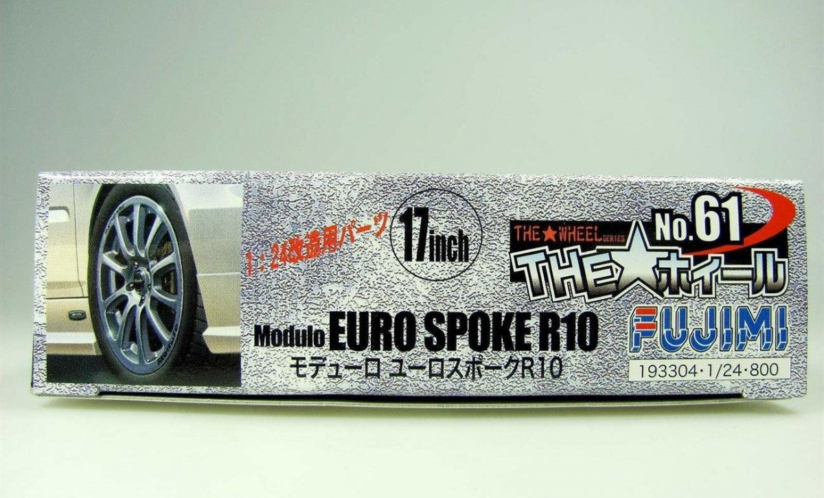 Fujimi 1/24 The Wheel Series (No.61) Modulo EURO Spoke R10 Wheel & Tire Set