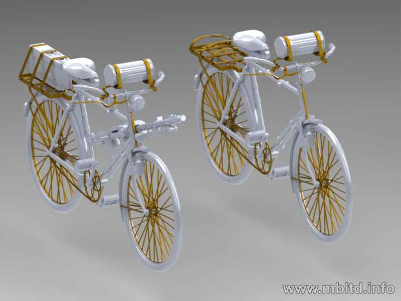 MASTER BOX German Military Bicycle, WWII Era | 4820113081293