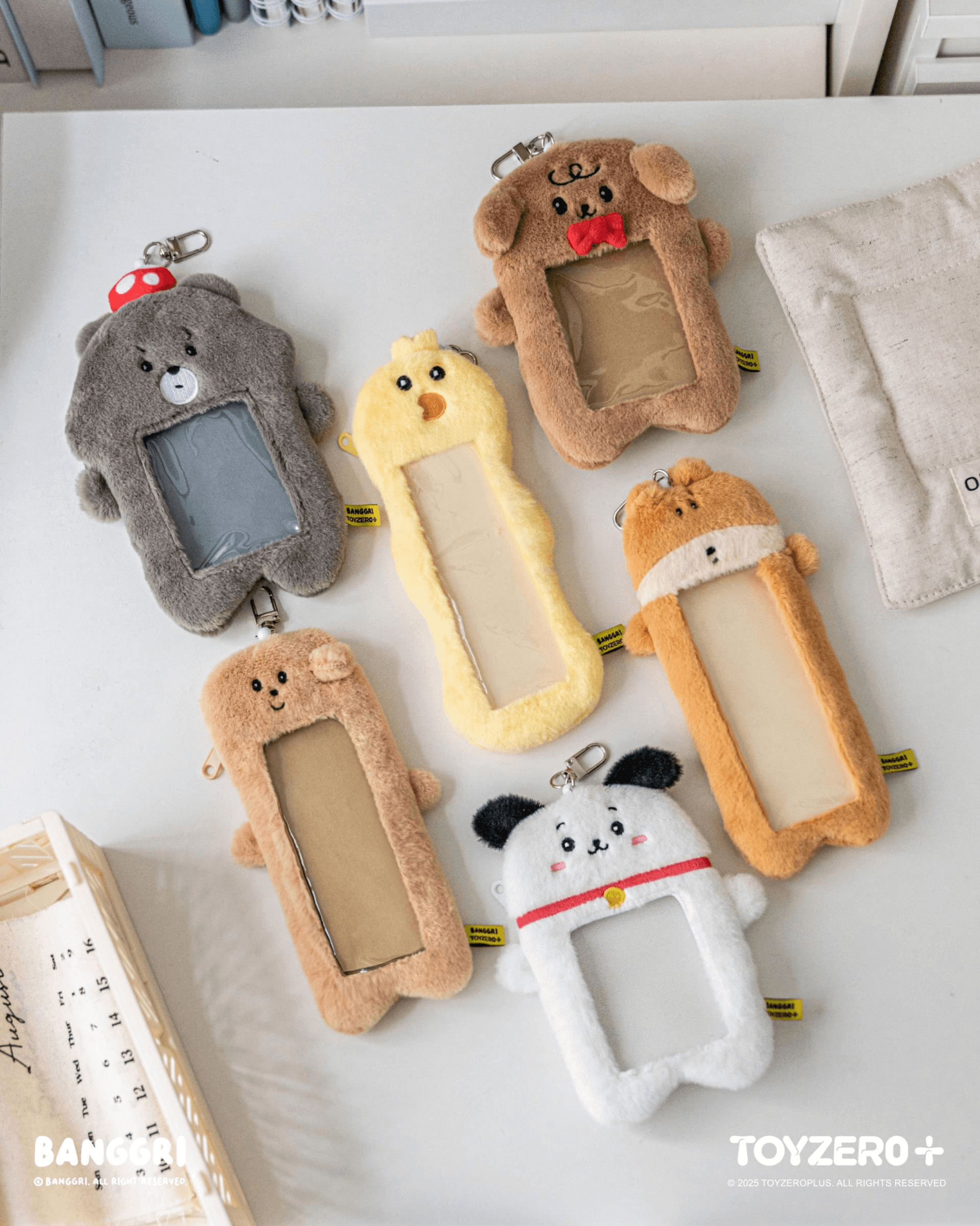 BANGGRI Generic Series - Plush Photocard Case Keychain (Munggu ver.) | 6978531761148