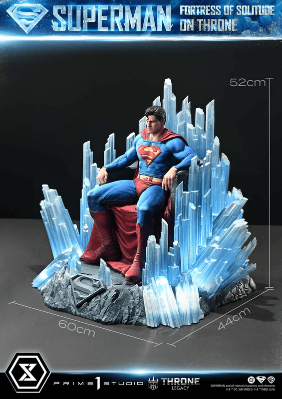 Prime 1 Studio Throne Legacy Superman (Comics) Superman Fortress of Solitude on Throne (Design by Gabriele Dell'Otto) Ultimate Bonus Version | 4582647122162
