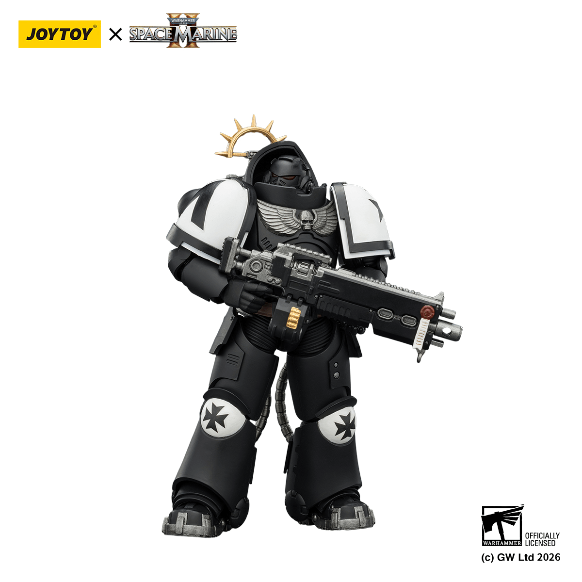 Game Edition Black Templars Heavy Intercessor with Heavy Bolt Rifle and Bolt Pistol | 6927054403721