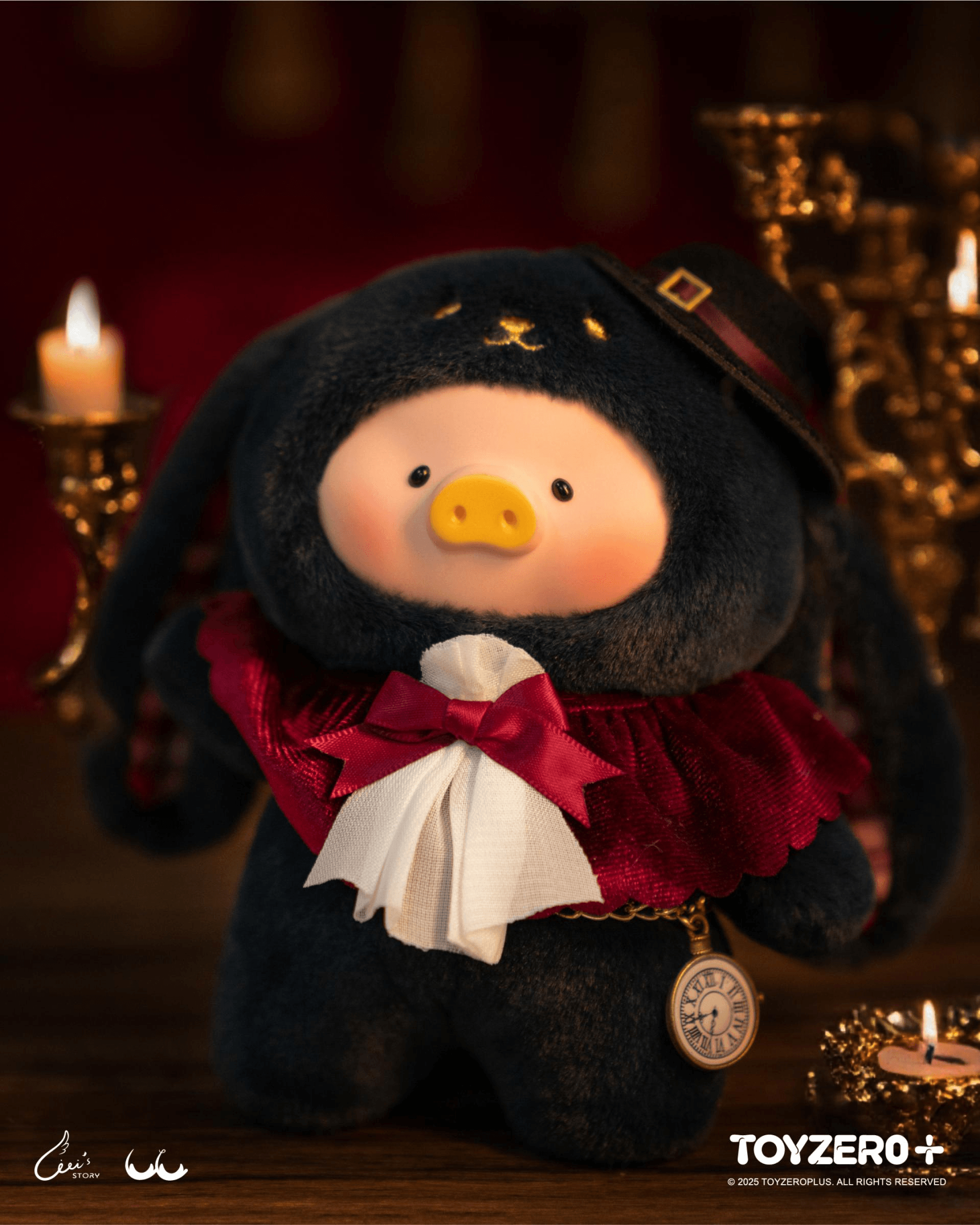 LuLu the Piggy - Vinyl Face Plush Keychain (Magician Bunny LuLu ver.) | 6978531760233