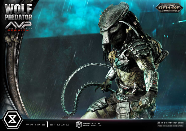 Prime 1 Studio Real Elite Masterline Aliens vs. Predator: Requiem Wolf Predator DX Bonus Version | 4582647121646