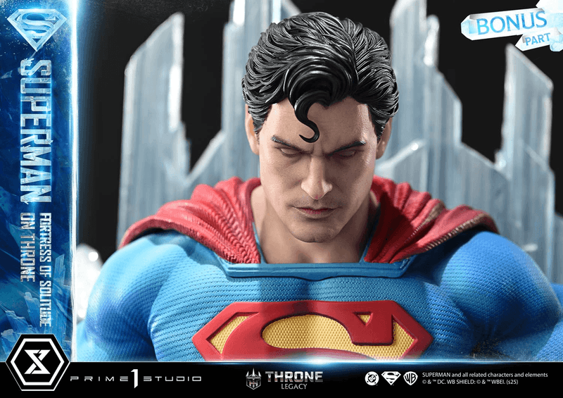 Prime 1 Studio Throne Legacy Superman (Comics) Superman Fortress of Solitude on Throne (Design by Gabriele Dell'Otto) Ultimate Bonus Version | 4582647122162