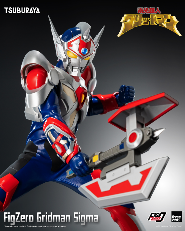 threezero Gridman the Hyper Agent: Revenge of Neo Evil Lord - FigZero Gridman Sigma | 4895250815858