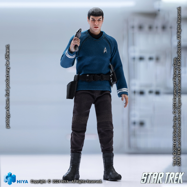 HIYA Toys Exquisite Super Series 1/12 Scale STAR TREK 2009 Spock(6957534202841)
