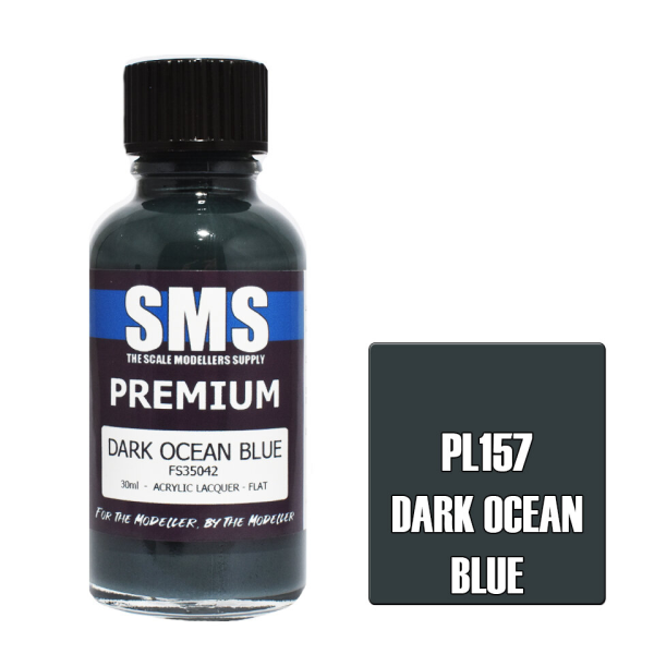 The Scale Modellers Supply (SMS) Premium DARK OCEAN BLUE FS35042 30ml(787099994877)(787099994877)