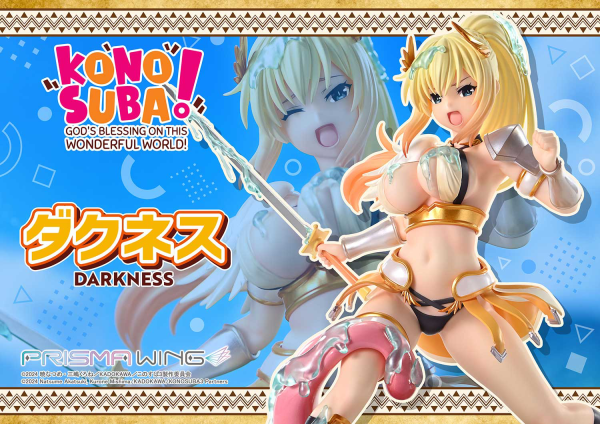 Prime 1 Studio PRISMA WING The anime KONOSUBA -God's blessing on this wonderful world! DARKNESS 1/7 Scale Pre-Painted Figure(4582647121769)