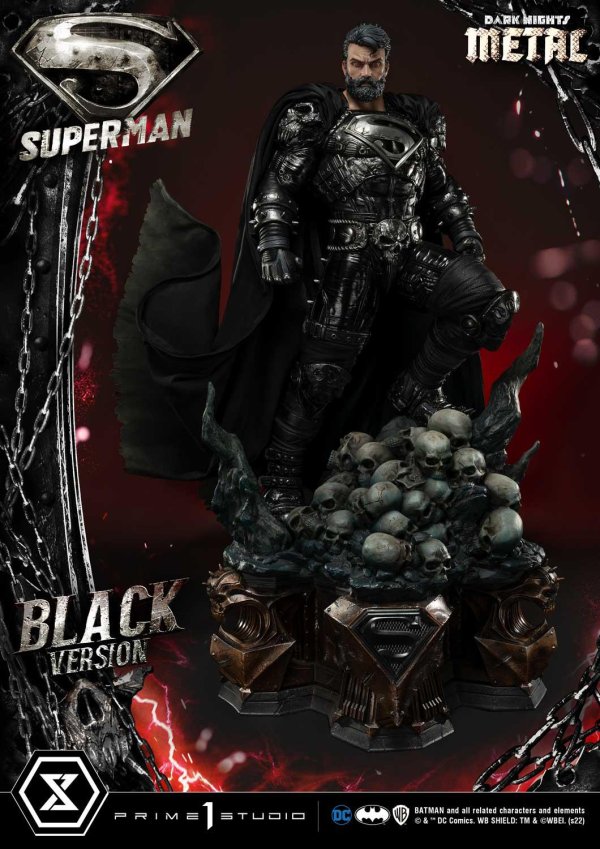 Prime 1 Studio Museum Masterline Dark Nights: Metal (Comics) Superman Black Version | 4580708043500
