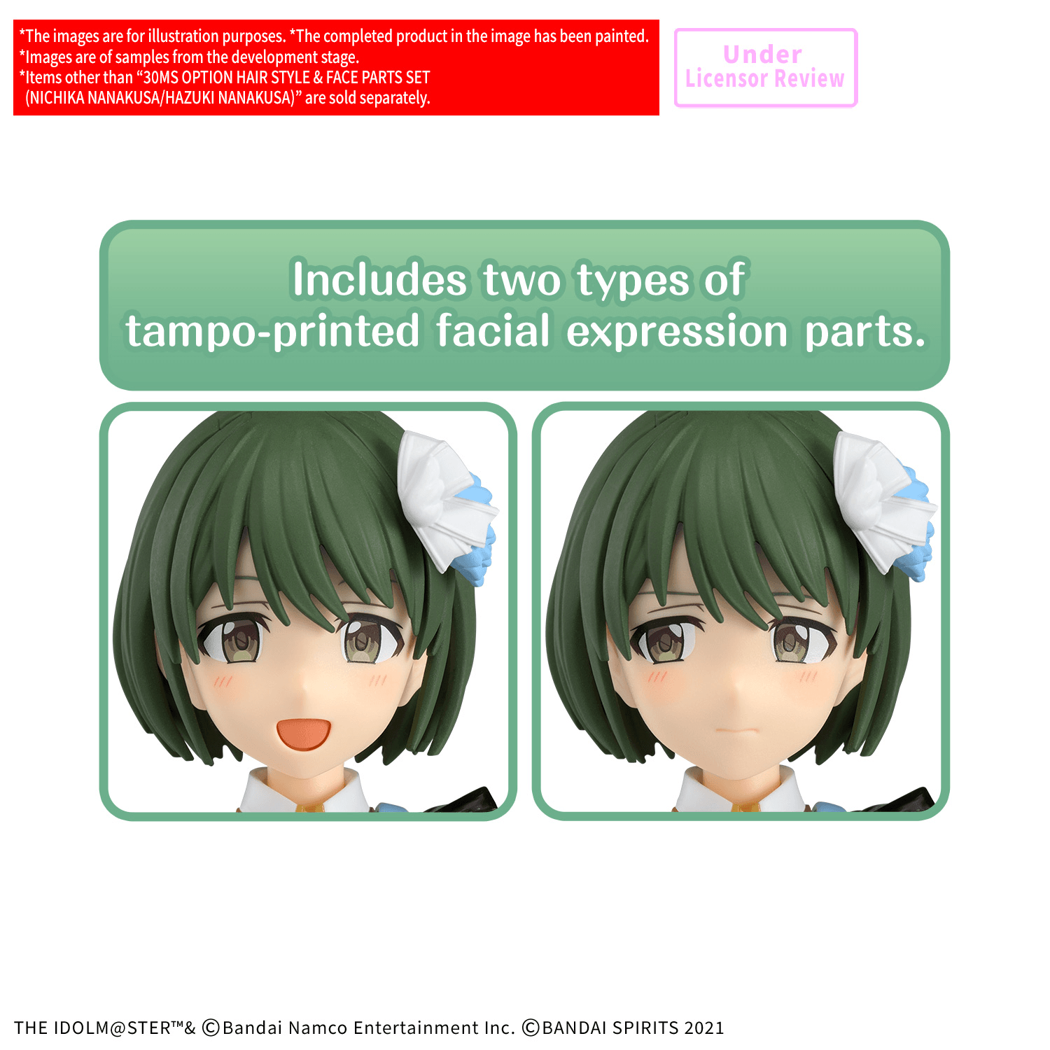 30MS OPTION HAIR STYLE & FACE PARTS SET (NICHIKA NANAKUSA/HAZUKI NANAKUSA)
