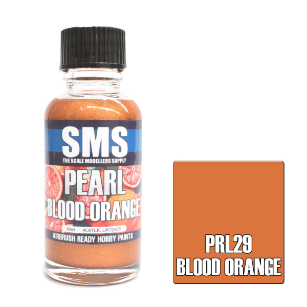 The Scale Modellers Supply (SMS) Pearl BLOOD ORANGE 30ml | 744109799341