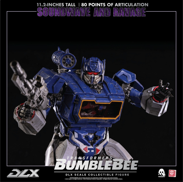 Three Zero Transformers: Bumblebee - DLX Soundwave and Ravage | 4897056202627