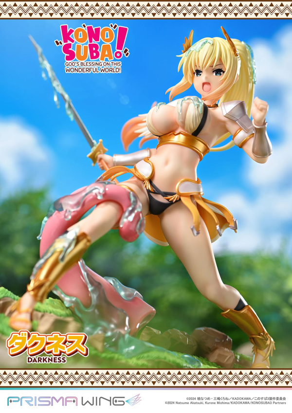 Prime 1 Studio PRISMA WING The anime KONOSUBA -God's blessing on this wonderful world! DARKNESS 1/7 Scale Pre-Painted Figure(4582647121769)