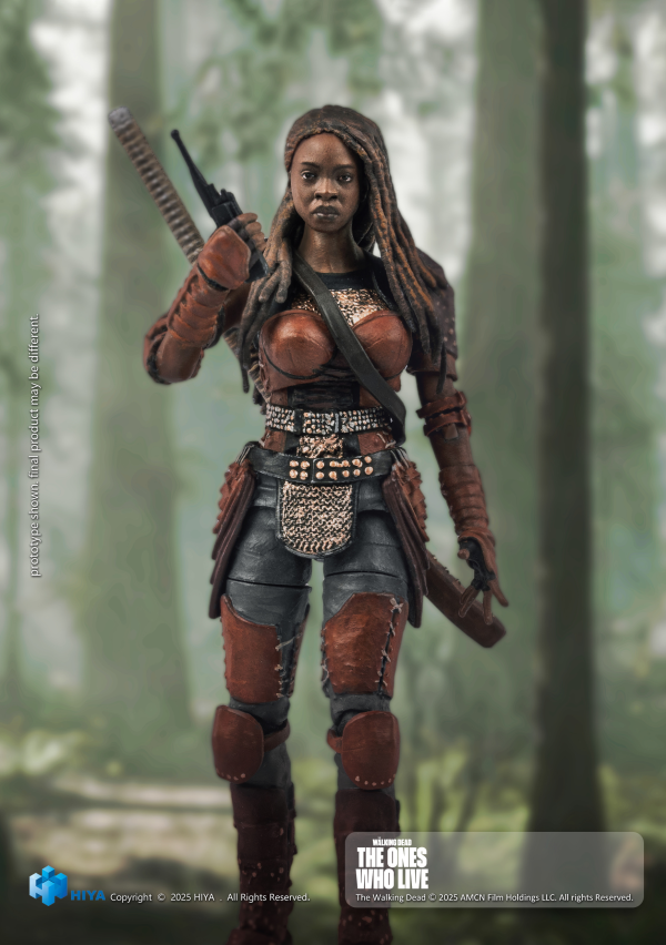 HIYA TOYS Exquisite Mini Series 1/18 Scale The Walking Dead Michonne Action Figure | 6957534203589