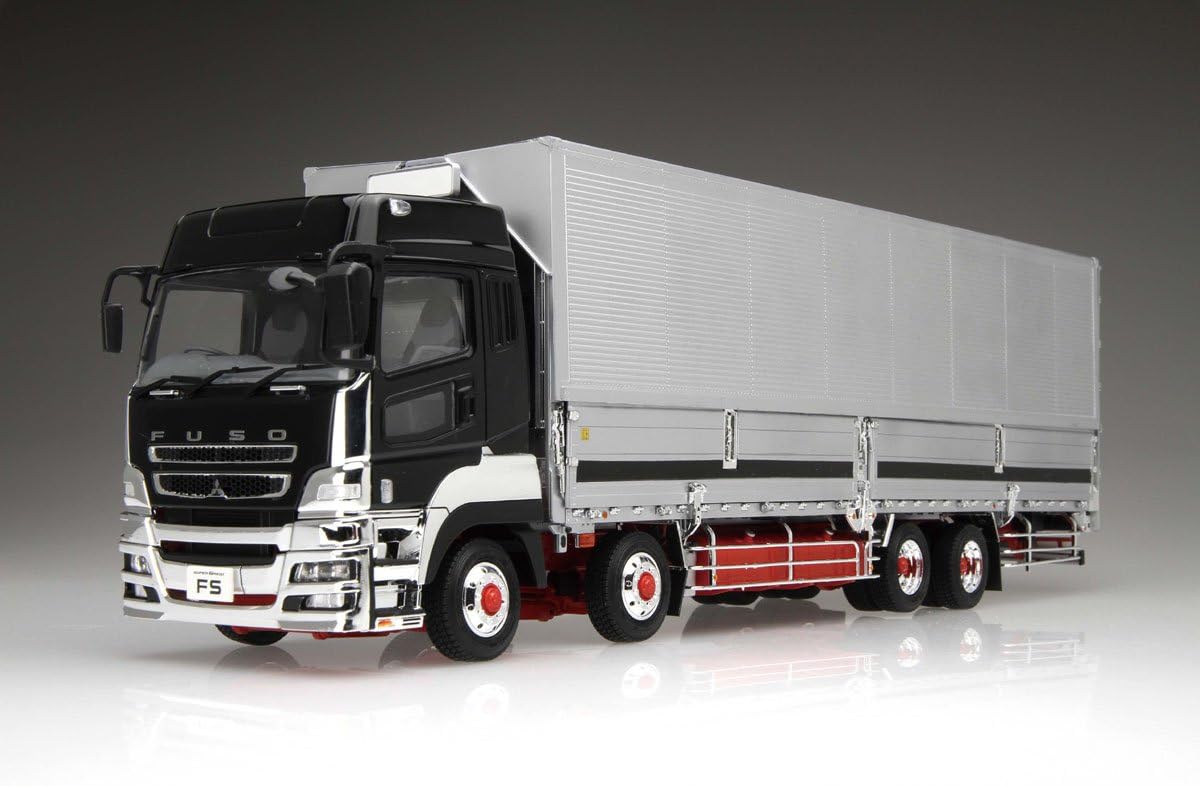 Aoshima 1/32 MITSUBISHI FUSO '07 SUPER GREAT HIGHWAY CARGO LOW FLOOR FOUR AXES AIR SUS.(AS000212) | AS000212