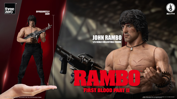 Three Zero Rambo: First Blood Part II - 1/6 John Rambo | 4897056205239
