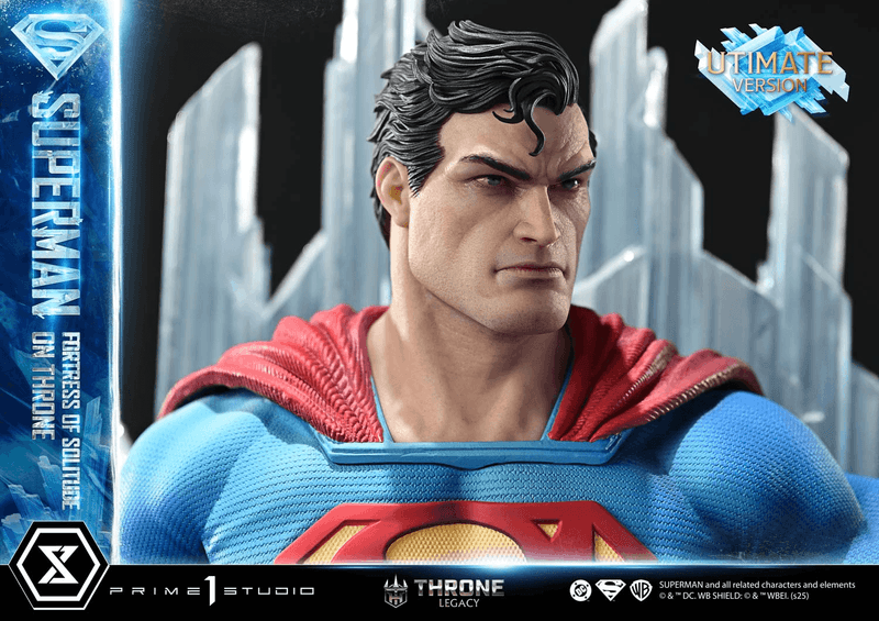Prime 1 Studio Throne Legacy Superman (Comics) Superman Fortress of Solitude on Throne (Design by Gabriele Dell'Otto) Ultimate Bonus Version | 4582647122162