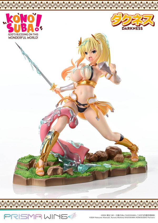 Prime 1 Studio PRISMA WING The anime KONOSUBA -God's blessing on this wonderful world! DARKNESS 1/7 Scale Pre-Painted Figure(4582647121769)