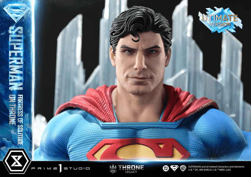 Prime 1 Studio Throne Legacy Superman (Comics) Superman Fortress of Solitude on Throne (Design by Gabriele Dell'Otto) Ultimate Bonus Version | 4582647122162